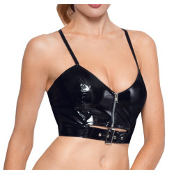 Black Level Top VINYL ZIP Noir